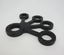 Expansor de mano de silicona para entrenamiento con los dedos, bandas de resistencia para fuerza, ejercicio de muñeca, Fitness, 1 Uds.