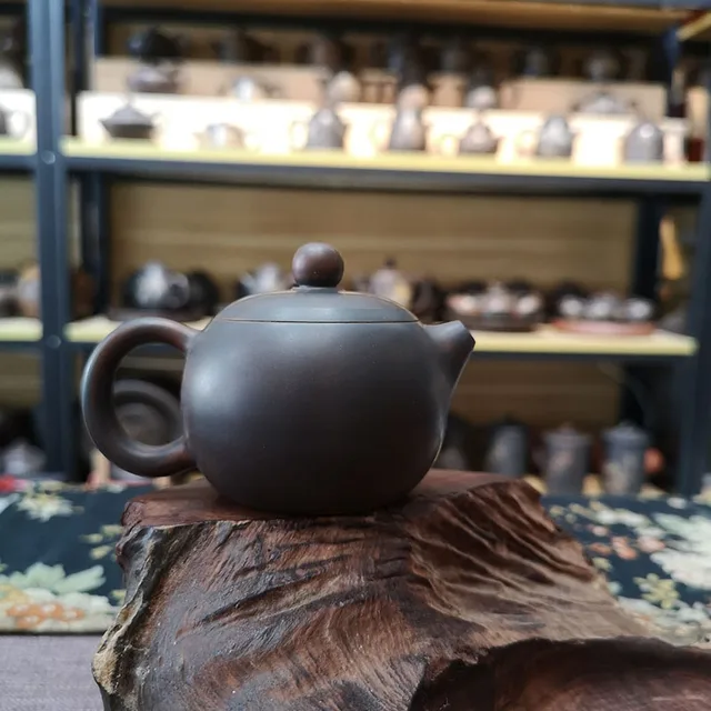 Qinzhou Tiszta Kézi Dobó Rágó Fazekasság Xishi Pot 80-100 Cm-Es Bronz Egészséges Agyaggal A Személyes Sörfőzde Kínai Teahoz - Image 3