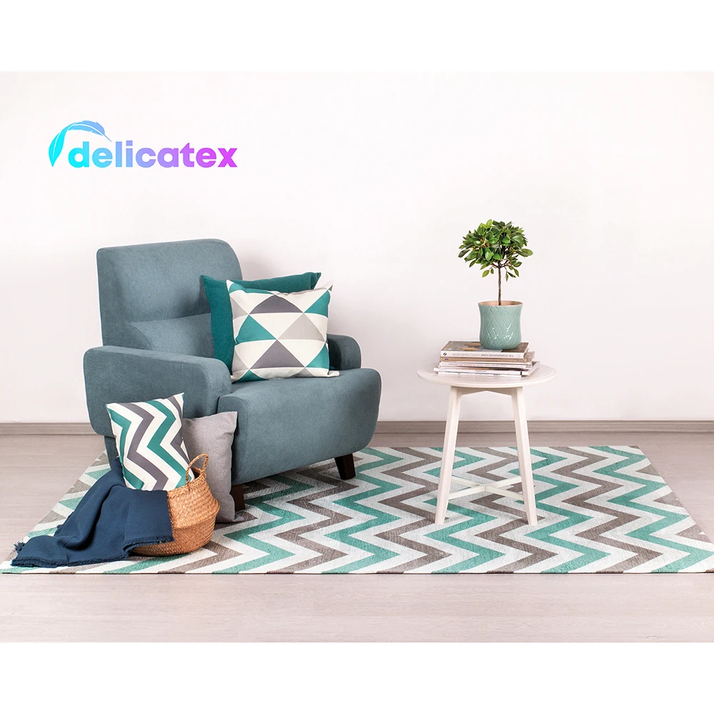 Ковер Delicatex Line Willy, состав- акрил(PC)- 55%, хлопок(CO)- 28%, материал- тканый, безворсовой