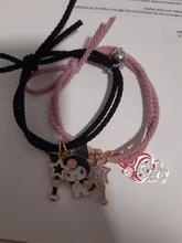 2021 romántica 2 unids/par imán pulsera de pareja para los amantes de dibujos animados Lindo juego de Braslet joyería de amistad, regalo de cumpleaños