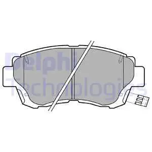 Колодки тормозные TOYOTA CAMRY 91-96/CELICA 2.0 93-99 передние D