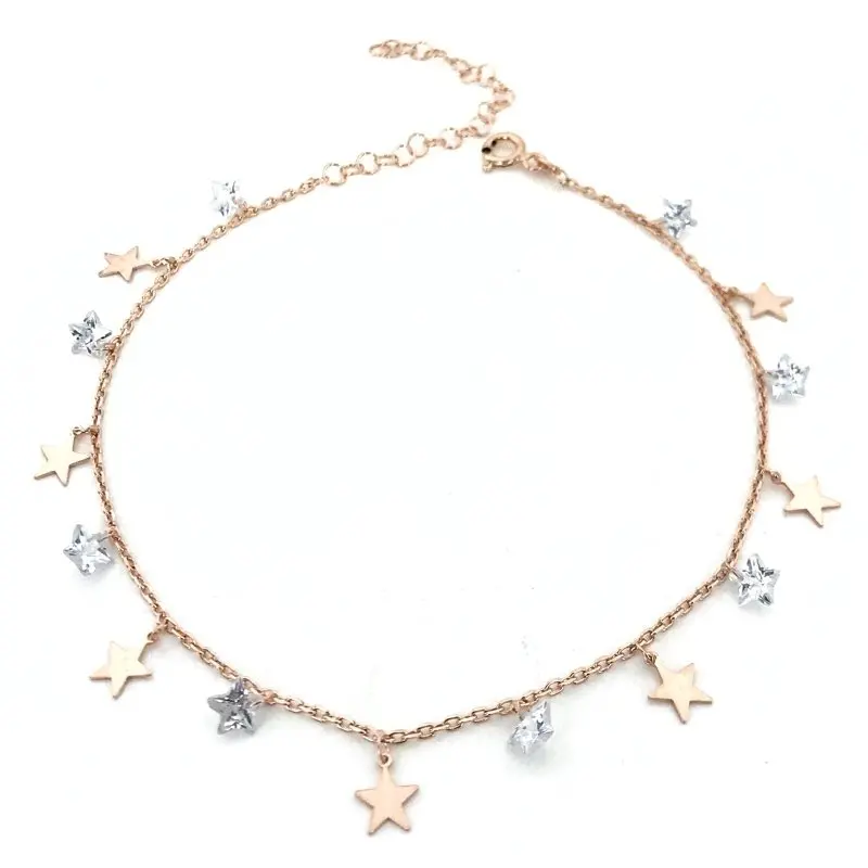 New Season Star Cut Cubic Zirconia Silver Bangle Bracelet | Украшения и аксессуары