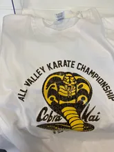 Print T-Shirt Tees Cobra Kai Christmas Plus-Size Summer Cotton Tops Fashion Men/women