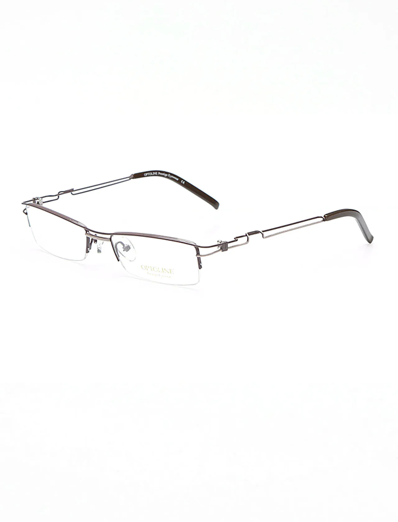 

Markamilla Unisex Reading Glasses Frame Demo Glasses Eyewear Transparent High Quality Women MenOptoline F-S 3813 G