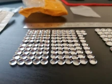 6mm 8mm 10mm 12mm 14mm 16mm 18mm 20mm 25mm 30mm 35mm redonda plana trasera cabujón de vidrio transparente, alta calidad, promoción al por mayor