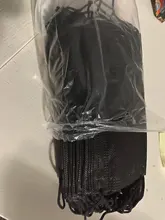 Mascarilla desechable de 3 capas, máscara facial de tela no tejida, antipolvo, con elásticos para las orejas, color negro, 10/50/100 Uds.