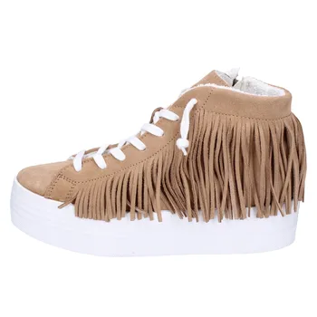 

2 STAR women Sneakers brown suede