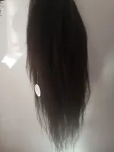 30 pulgadas recto rizado medio malla con división peluca 180% densidad brasileño cabello humano Pre arrancado con el pelo del bebé Remy sin costuras para las mujeres