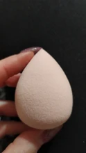 Esponja de maquillaje profesional con gota de agua, esponja cosmética para base correctora, crema, licuadora, esponja de agua suave, venta al por mayor