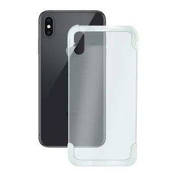 

Mobile cover Iphone Xs Max KSIX Flex Armor Transparent