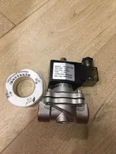 Closed-Solenoid-Valve Valves Water-Oil Normally DN15 304-Stainless-Steel 220V 24V 50