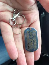 Dog-Id-Tag Address Pet-Name Free-Engraved Military Stainless-Steel Custom Personalized