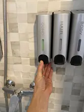 Soap-Dispenser Container Bathroom-Accessories Liquid-Soap Shower Wall-Mount 350ml Double/triple