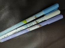 3 unids/set unicornio Flamingo borrable lavable manija bolígrafo borrable recargable 0,5mm azul negro de tinta Gel bolígrafos para la escuela suministros