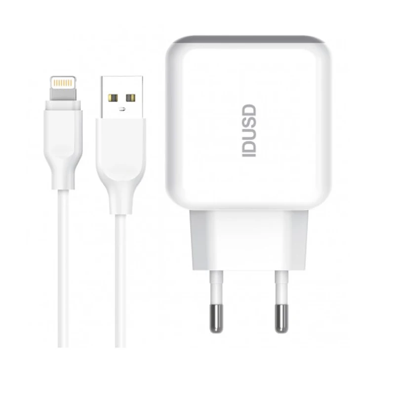 Кабель Cargador para iPhone con 1 2 M 6 7 8 X XR XS Max Carga rаpida 2.4A|Зарядные устройства| |