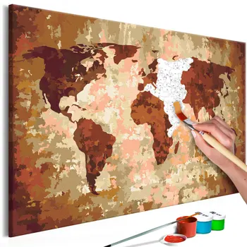 

DIY picture-world map (the Earth)-60x40 cm