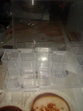 Caja de almacenamiento de plástico para joyas, compartimiento ajustable, caja para pendientes, estuche para joyería, varios tamaños