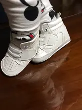 CANIS-zapatos para niño pequeño, botines de PU para cuna, antideslizantes, suaves, informales, atados, zapatillas encantadoras de moda