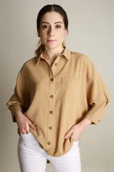 

With Pocket Bat Sleeve Shirt