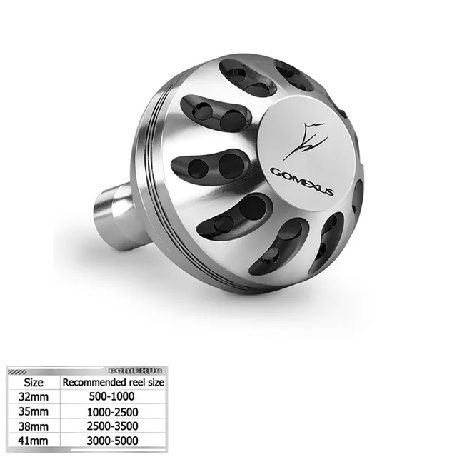 Poignée Gomexus BD100T22SRSR – Aluminium Argent 100mm – Pour Moulinet Shimano Daiwa – Neuf