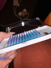 Eyelash Faux-Eyelash-Extensions Individual-Colored-Lashes Water Purple HBZGTLAD Gradient