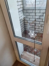 36pcs/lot White Snowflake Christmas Wall Stickers Glass Window Sticker Christmas Decorations