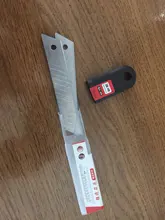 Cuchillo de uso general Negro, cuchilla gruesa con letra en V, afilada, duradera, 10, 18mm, cuchilla para arte