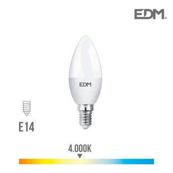 

LED candle bulb E14 5W 400 LM 4000K DAYLIGHT reflectorless EDM (10 Pack)