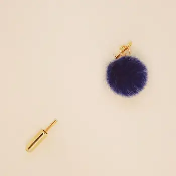 

Brooch on lapel ball 51632 (blue, needle, Mink)