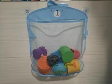 Bolsa de malla de pato para bebé, organizador de juguetes para bañera, Red de succión para baño, juguetes para bebés