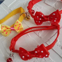 Collar de nailon con lazo para perro y gato, para mascota, con lazo, Color caramelo, 1 unidad