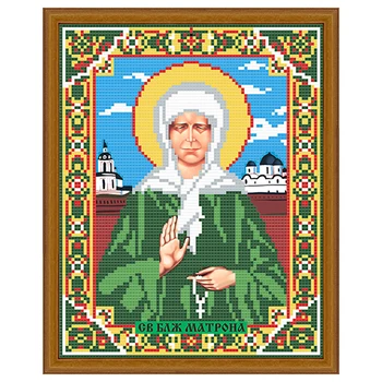 

Azh-2003 painting by rhinestones 'Diamond painting ''Icon of the matron, 22*28 cm