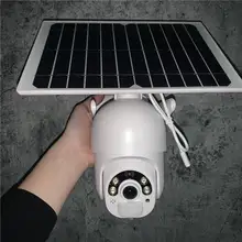 Cámara IP inalámbrica con tarjeta SIM 4G, 1080P, Solar, PTZ, WIFI, batería recargable integrada, videovigilancia de calle al aire libre