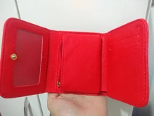 Cartera pequeña con broche para mujer, monedero pequeño, billetera de corona para tarjeta de mujer, Mini bolso de mano