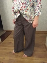 Summer Trousers Leg-Pants Pantalon ZANZEA Vintage Elegant Plus-Size Womens Wide Button