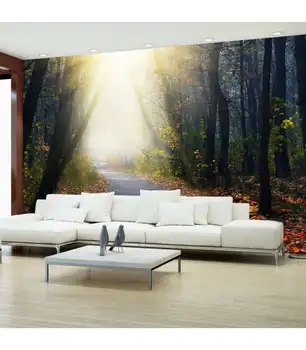 

Mural-Road through the Forest