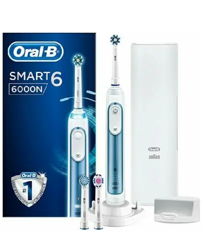 Oral-B Pro 6000N SmartSeries Electronic Rechargeable Battery Electric Toothbrush Oral-B Pro 6000N SmartSeries Electronic Rechargeable Battery Electric Toothbrush