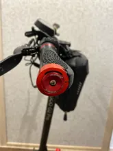 Manillar de bicicleta con tapa extrema de aleación de aluminio, empuñadura con bloqueo, con tapones para MTB, 1 par