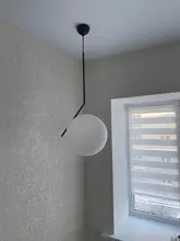 Pendant-Lights Lighting Fixtures Glass-Ball Hang-Lamp Restaurant-Decor Bedroom Living