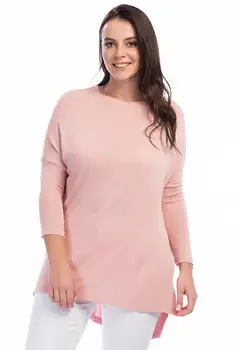 

Sans Textile Women 'S Viscose Behind Long Capri Sleeve Tunic 65 N16009