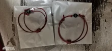 Pulsera hecha a mano con 26 letras, cuerda de rosca negra y roja, pulseras ajustables con iniciales del nombre para hombre y mujer, joyería con estilo para pareja