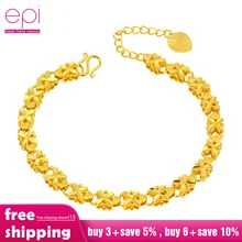 EPI, Модный позолоченный браслет в стиле панк 24 К, многослойный, кубинская цепочка, золотые браслеты, браслет для женщин, свадебные ювелирные изделия, подарки
