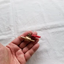 Pipe-Fittings Valve Ball Hose Barb Inline Water-Oil Brass Shutoff 6mm-12mm Air-Gas