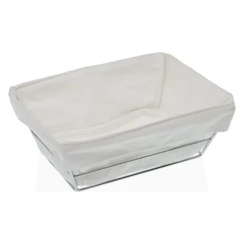 

Breadbasket Metal Textile White
