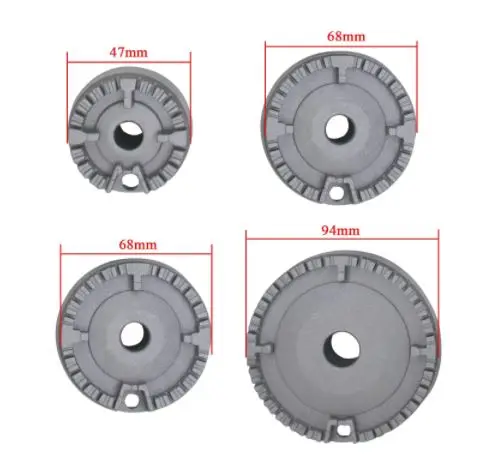 Universal Cooker & Oven Hob Gas Burner Crown & Flame Cap Cover