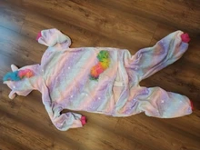 Pijamas stich de invierno para niños, ropa de dormir de dinosaurio panda, unicornio, kigurumi, manta para niñas, disfraz de bebé para dormir