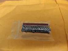 3D Sticker Speaker Emblem Badge Stereo Harman/kardon Aluminum 4pcs/Lot 43x5mm Hi-Fi