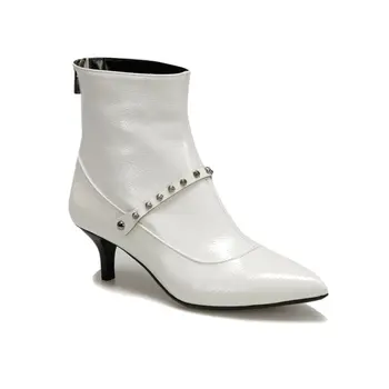 

FLO OZI01Z JAPANNED LEATHER White Women 'S Boots BUTIGO