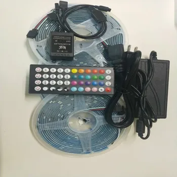 

LED Strip Lights Music Sync 270LED with Remote-49.2ft Non-waterproof Flexible Tape Lights,IR 5050 RGB LED Light Strips Kit