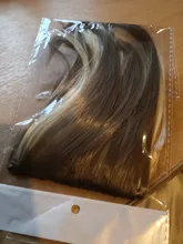 Leeons-postizo corto de pelo sintético para mujer, postizo resistente al calor, con flequillo, corto Natural, pinzas para el pelo, color negro